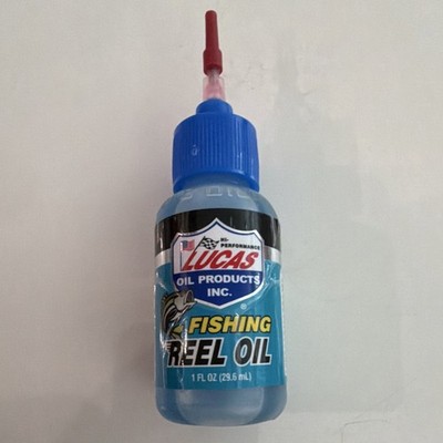 Lucas Oil Products Fishing Reel Oil 1oz Blue for Spinning Fresh/Saltwater