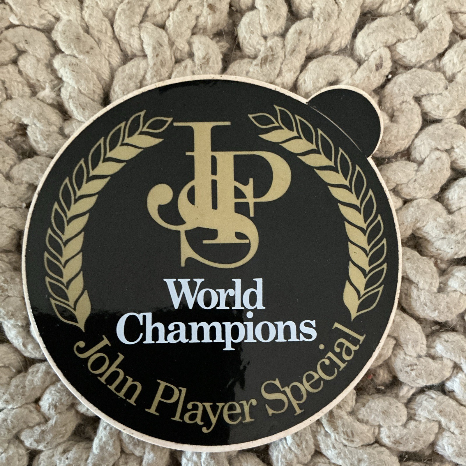 John Player Special JPS adesivo pubblicitario da collezione "World Champions"