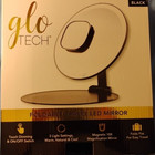 Glo Tech Foldable Travel LED Mirror Black Dimmable 10x Magnifying 3 Light Seting — photo 8
