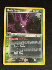 Dark Crobat 3/109 EX Team Rocket Returns Holo Rare - PERFECT FART SWIRL on eBay