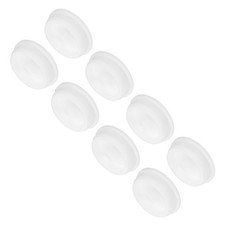 8pcs T-Shaped Silicone Plugs 51.3mm 2" Dia Snap in Plug Seal Round White