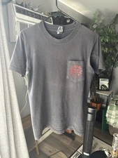 Chrome Hearts Cemetery T-Shirt Black on Red Size S
