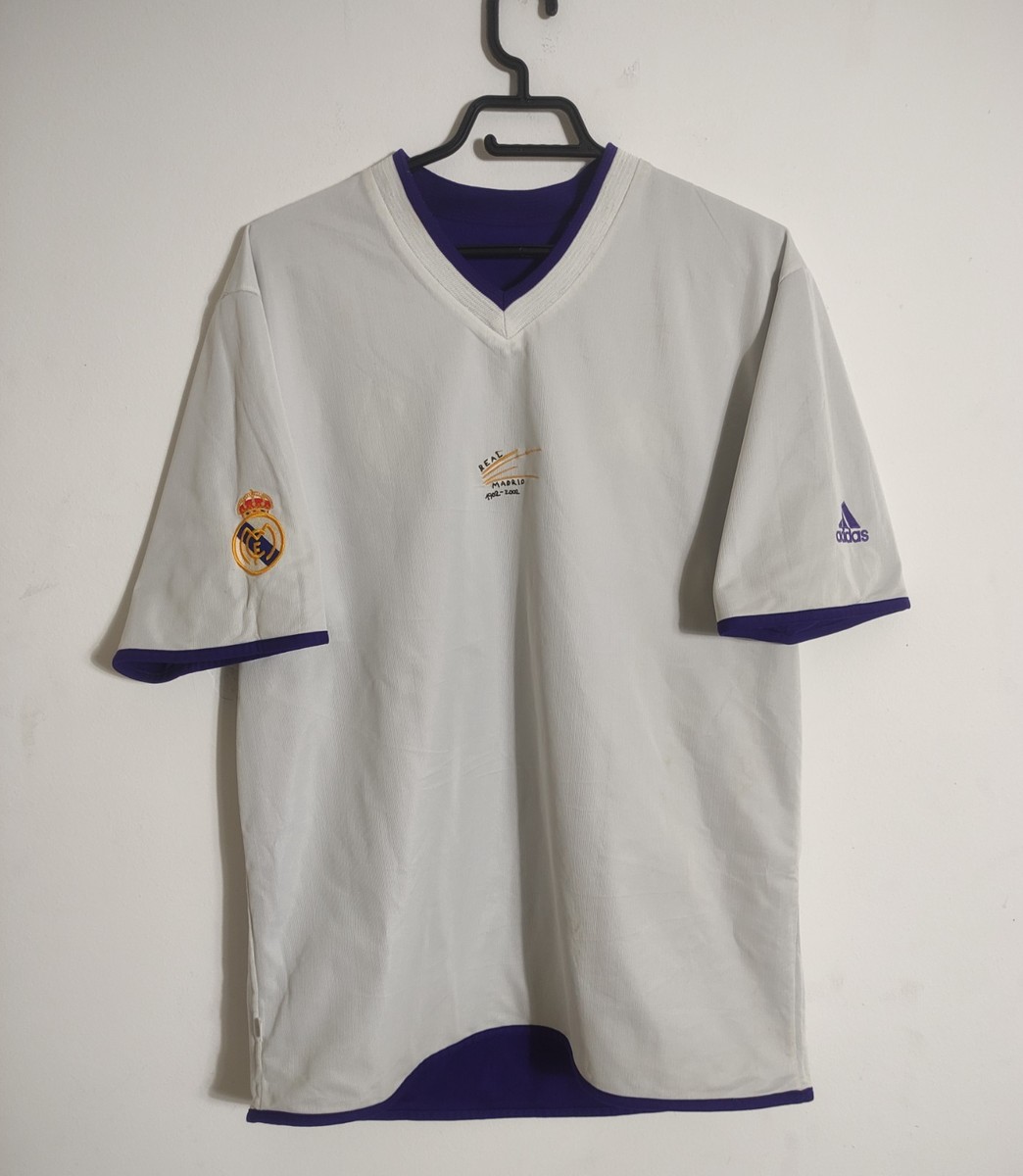 Real Madrid 2002 2003 Third Shirt Adidas Vintage Reversible Jersey