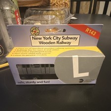 Munipals New York City Subway R143 L Train Wooden Railway 2014