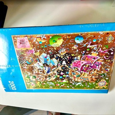 Heye Puzzle 2000 Teile NEU & OVP * THE KISS Mordillo Cartoon Dreieckspuzzle RAR
