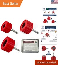 Professional Copper Pipe Drill Cleaners - 3 Size Set for Easy Soldering Prep