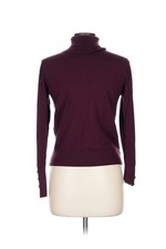 NWOT IMAN Global Chic Touch of Gold Signature Soft Knit Turtleneck -Espresso XL