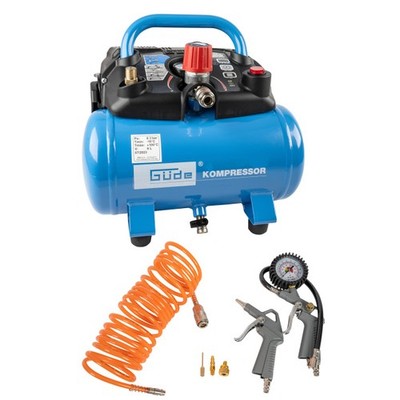 Güde Kompressor Airpower 190/08/6 ölfrei 145 l/min 8 bar 6L inkl. Zubehör