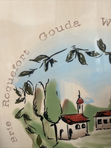 World Market Plate 12" Ceramic Stoneware Earthenware Country Farmhouse Home Deco - Picture 10 of 10
