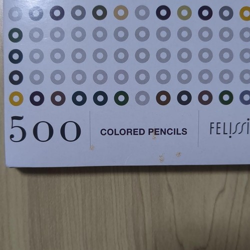 FELISSIMO 500 Colored Pencils Collection Full Color 25 x 20 Cases used - Picture 3 of 3