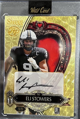 #ad #ad Eli Stowers Auto True 1 1 Gold Vinyl Artist Proof Vanderbilt True One Of One $149.99