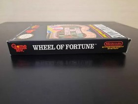 Wheel of Fortune (NES, 1988) - Untested - Clean - Complete - GameTek Poster!