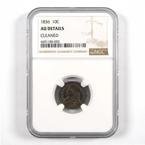 1836-P Capped Bust Dime — photo from another recent sale