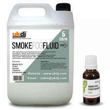 UKDJ Smoke Fluid 5L HQ Professional Fog Liquid Scent 20ml Mint Fragrance