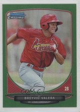 2013 Bowman Chrome Prospects Green Refractor Breyvic Valera #BCP167 3e3