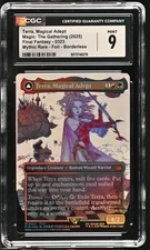 TERRA, MAGICAL ADEPT Final Fantasy Borderless Foil Mythic CGC 9 MTG