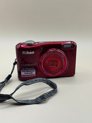 Nikon COOLPIX L28 20.1MP Digital Camera - Red for sale online | eBay