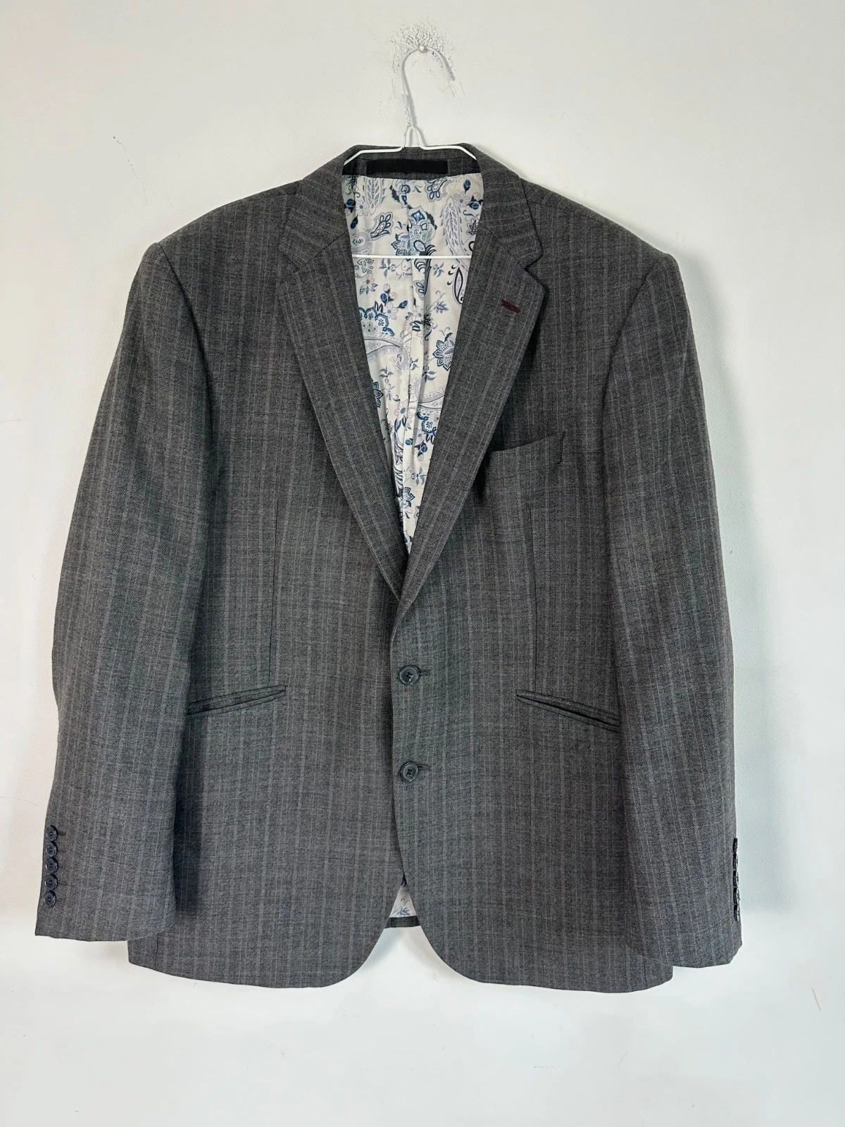 MARKS AND SPENCER BLAZER 44 regular HERRINGBONE formal jacket regular fit
