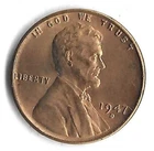 1947-D - U.S. Lincoln Wheat Cent  - UNC                          (BB-46)
