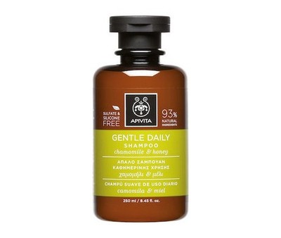 Apivita Gentle Daily Shampoo 250ml, Chamomile & Honey