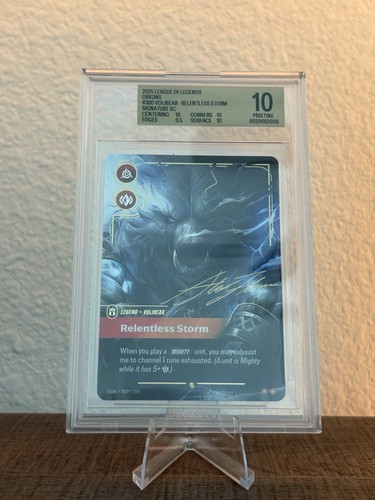 Volibear, Relentless Storm graded BGS 10 for sale on eBay