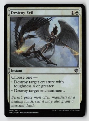 Destroy Evil *Foil* DMU 17 NM-LP