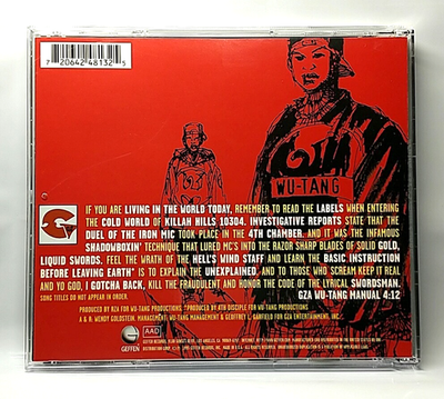 CD) Genius / GZA – Liquid Swords, 1995 US Press, GEFD-24813, Album