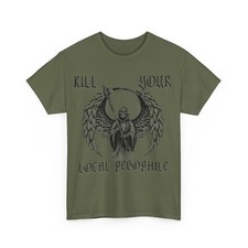 Kill Your Local Pedophile (multi color) Unisex Heavy Cotton Tee