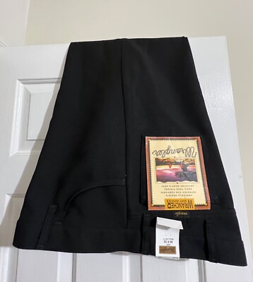 Men's Wrangler Wrancher 82BK BLACK Dress Pants 50"x32" NEW!!! | eBay