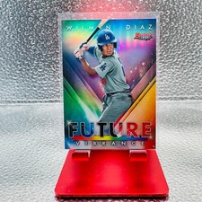 2021 Bowman's Best #BFV-20 Wilman Diaz Rookie Future Vibrance