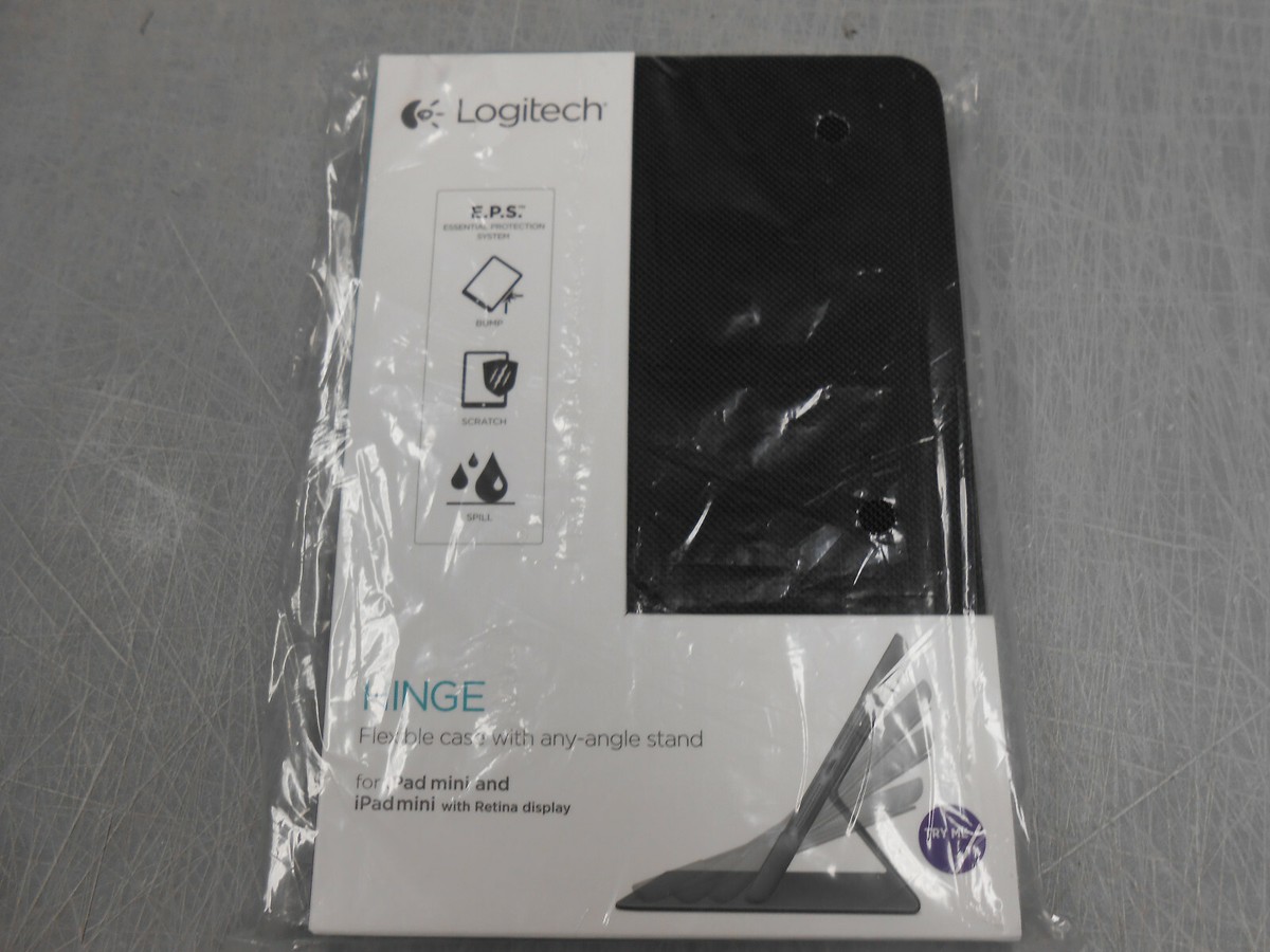 NEW Logitech Hinged flexible case iPad mini( Black)