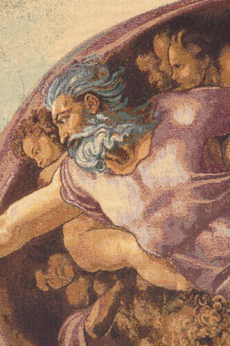 Die Kreation von Michelangelo italienischer Wandteppich Wandkunst hängen 26x45, 12x22 Zoll - Bild 4 von 5