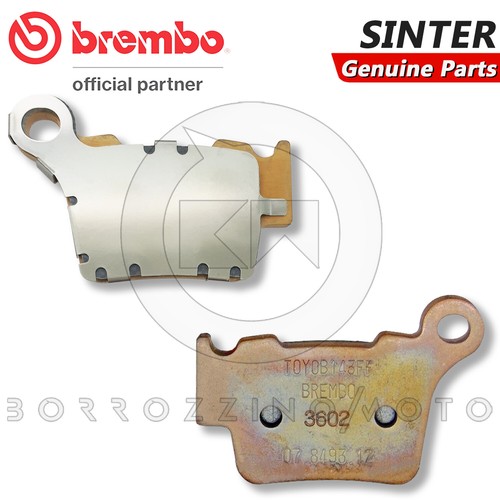 PASTIGLIE FRENO BREMBO POSTERIORI HUSQVARNA WR 125 2005 > 2010 - Foto 2 di 4