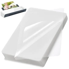 Clear Thermal Laminating Plastic Paper Laminator Sheets, 200 Pack 3 Mil Lamin...