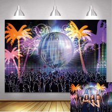 Cool Glitter Colorful Bouncy Ball Backdrop Disco Party Prom Ballroom Decoration
