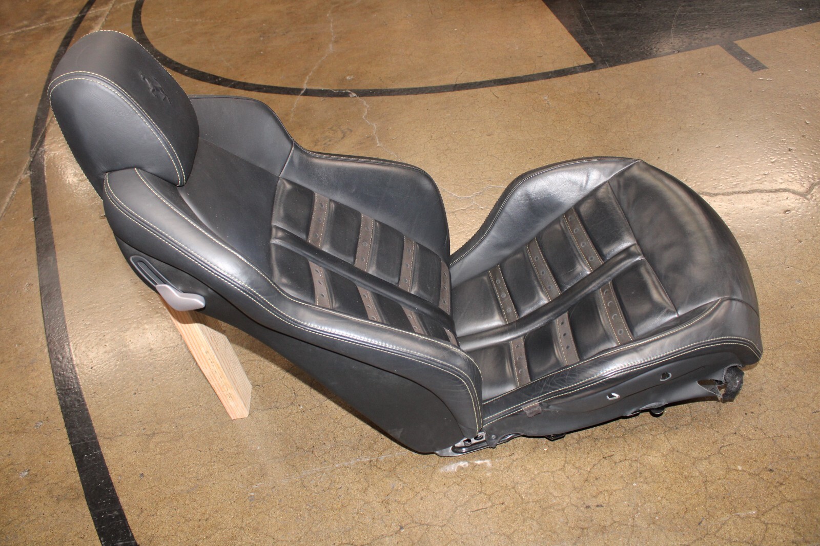 Ferrari 458 Italia, RH, Right, Front Seat, Black, Daytona, No Seat Tracks, Used