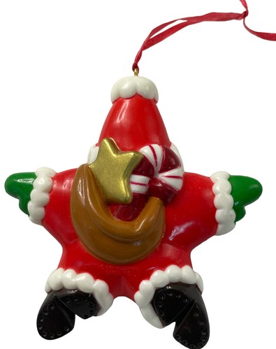 Adorno Estrella de Papá Noel 1984 Sello Recuerdo Adorno de Navidad Plástico De Colección - Imagen 2 de 12