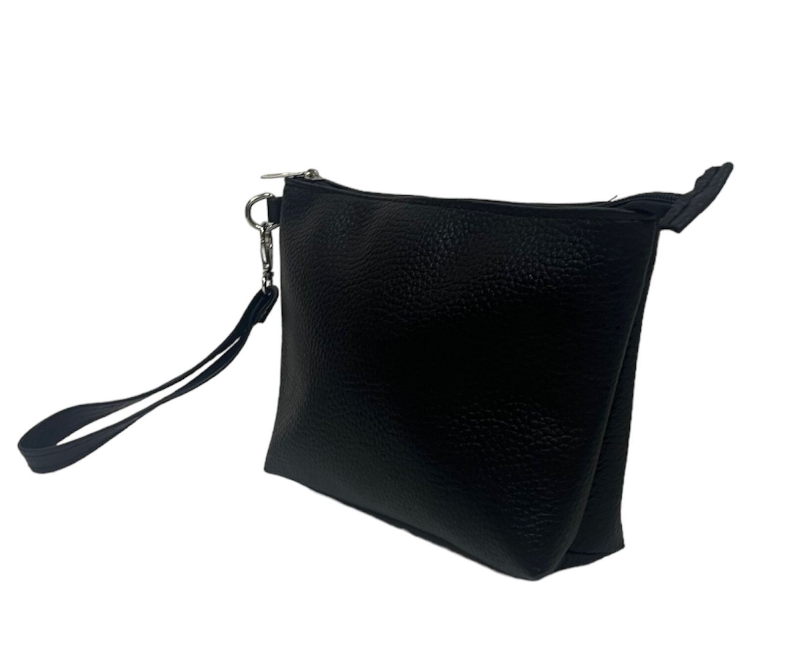 Bolso de Mano Hombre Mujer Belleza Caso Pulsera Negro Piel pigepa