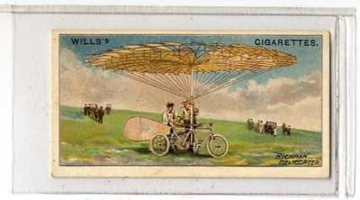(Ja4573-100) Wills Schraubstock Regal, Luftfahrt (schwarz), ''Rickman'' Hubschrauber,1910 #49