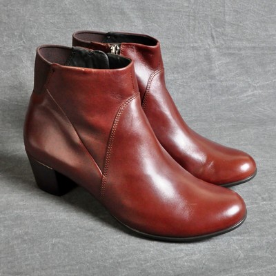 ECCO Women's Shape M 35 Bootie Brown (Mink) Leather 39 EU/8-8.5 M US New w/o box