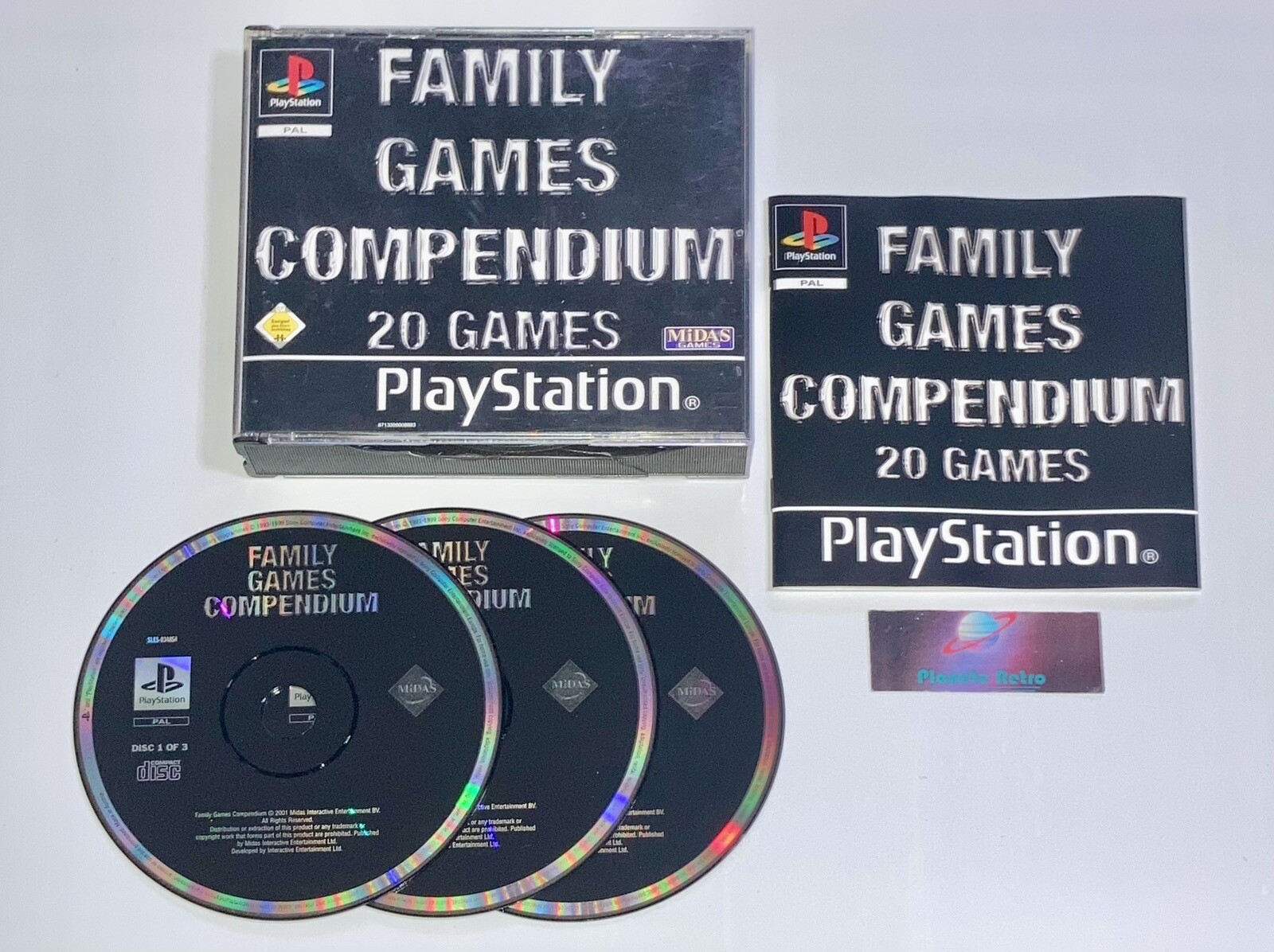 Family Games Compendium - PS1 Complet Version Allemande PlayStation Sony