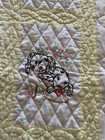 Vintage  Yellow And White Baby Quilt Embroidery 42” x 53” — photo 7