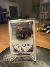 2014 Bowman Chrome Daniel Winkler Auto Rockies Autograph BCAP-DW