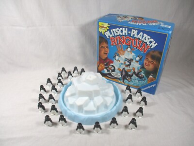 Plitsch-Platsch Pinguin Splish Splash Penguin Game Ravensburger German Incomplet