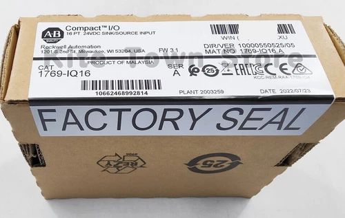 New Sealed Allen Bradley 1769-IQ16 SER A CompactLogix PLC Input Module - Picture 2 of 5