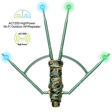 AC1200 Outdoor Mesh Extender/Router Long Range IP65 Waterproof WiFi Repeater
