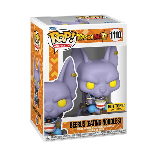 Funko Pop! Vinyl: Dragon Ball - Beerus (Eating Noodles) - Hot Topic (Exclusive)