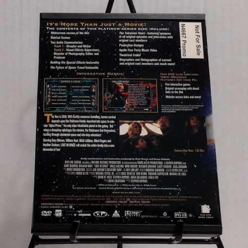 LOST IN SPACE 1998 Promo DVD New Line Platinum Series Gary Oldman, William Hurt - Picture 2 of 6