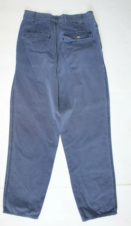 Мужские Gitano темно-синий плиссированные брюки, размер: S (см. измерения ниже) - Изображение 2 из 3