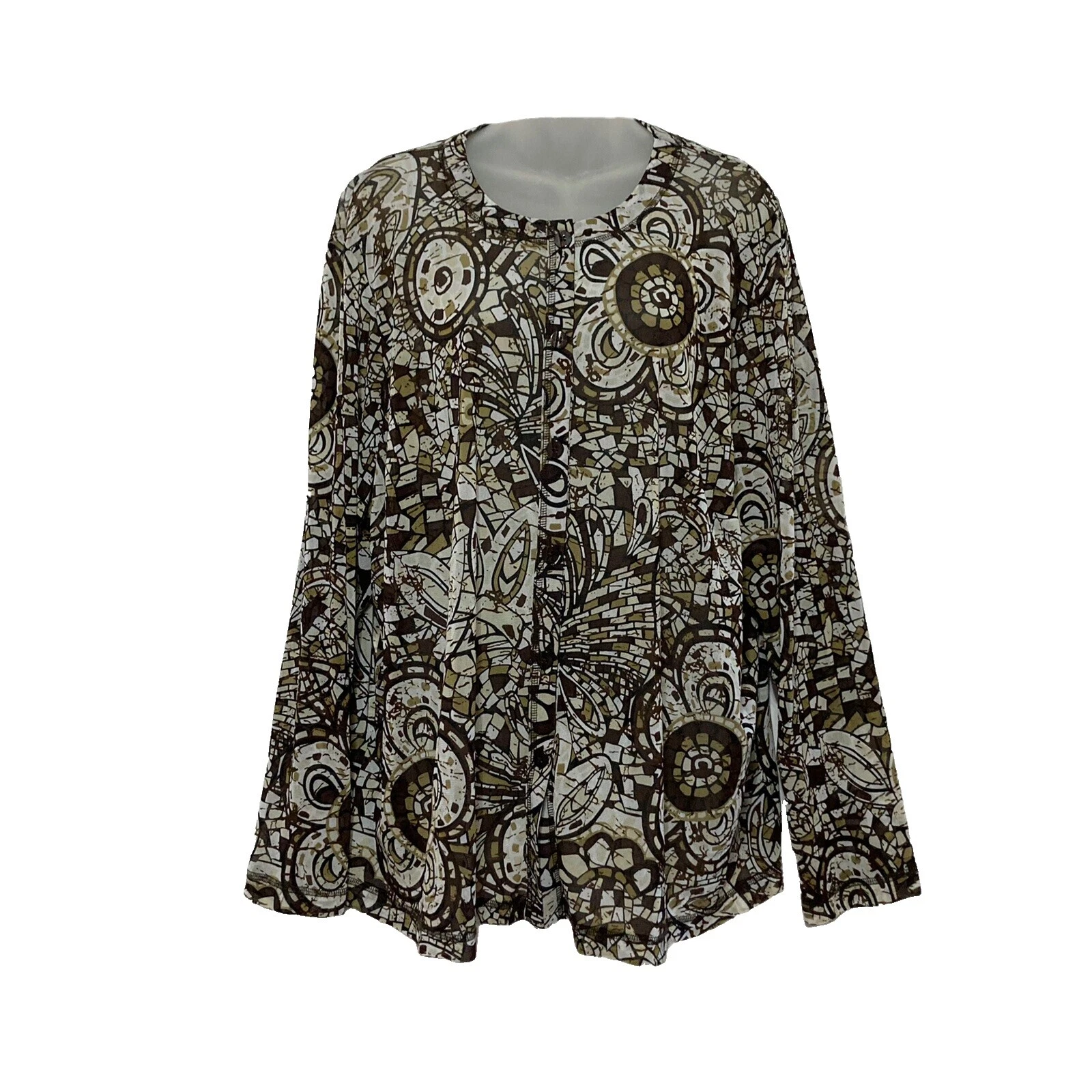 Laura Ashley Floral Plus Size Tops for Women